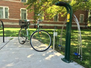 DIY station outside of Snyder-Philips Hall